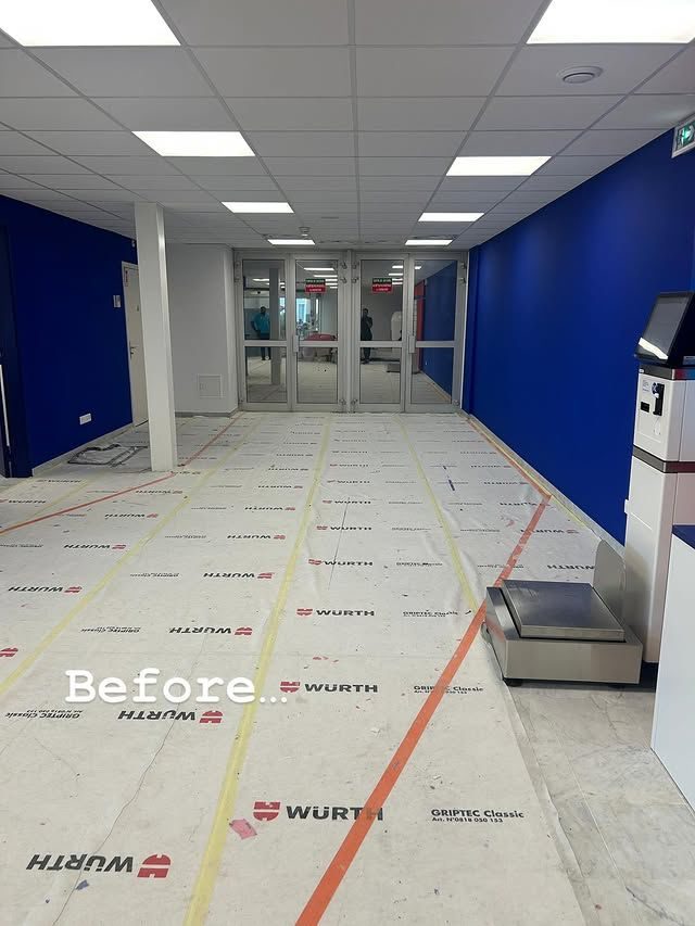 Chantier protection sol