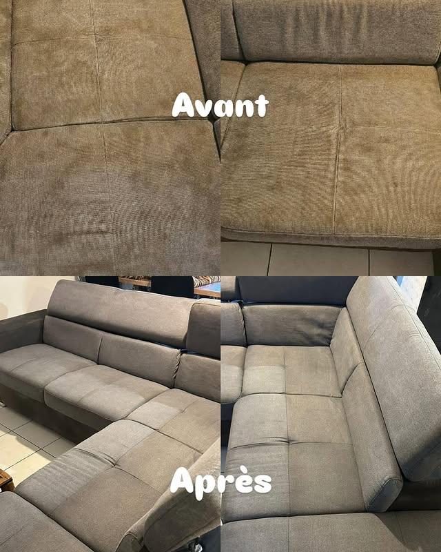 Canape angle avant apres