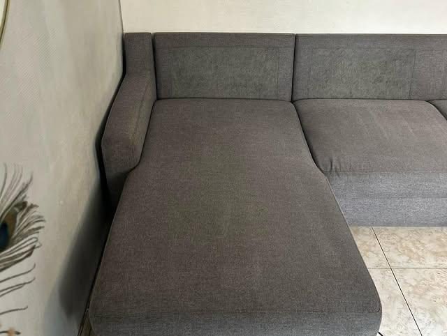 Canape angle gris