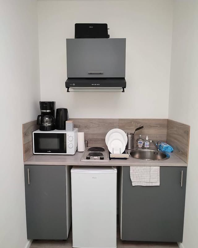 Kitchenette grise